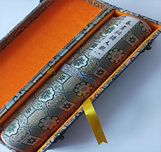 陵城书画装裱案例